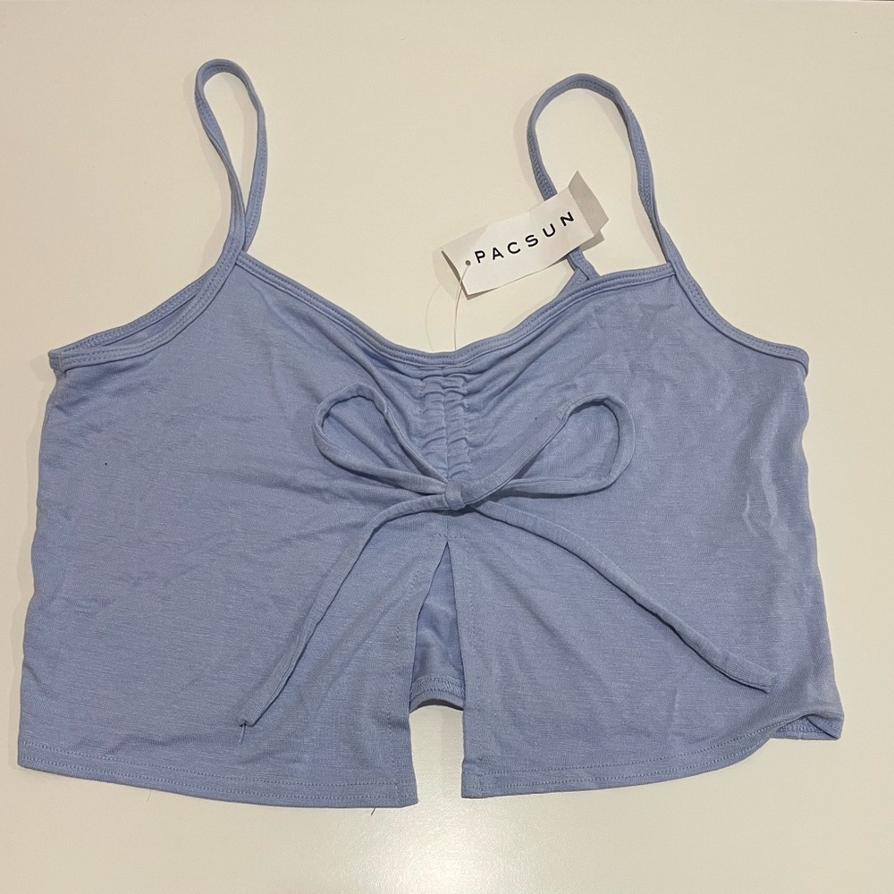 Blue tank top